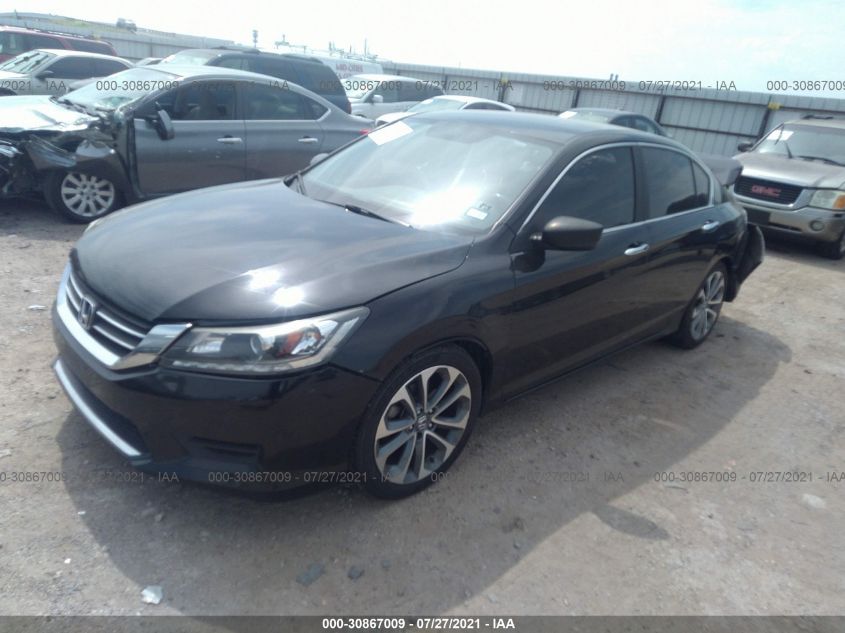 2014 HONDA ACCORD SEDAN SPORT 1HGCR2F51EA280919