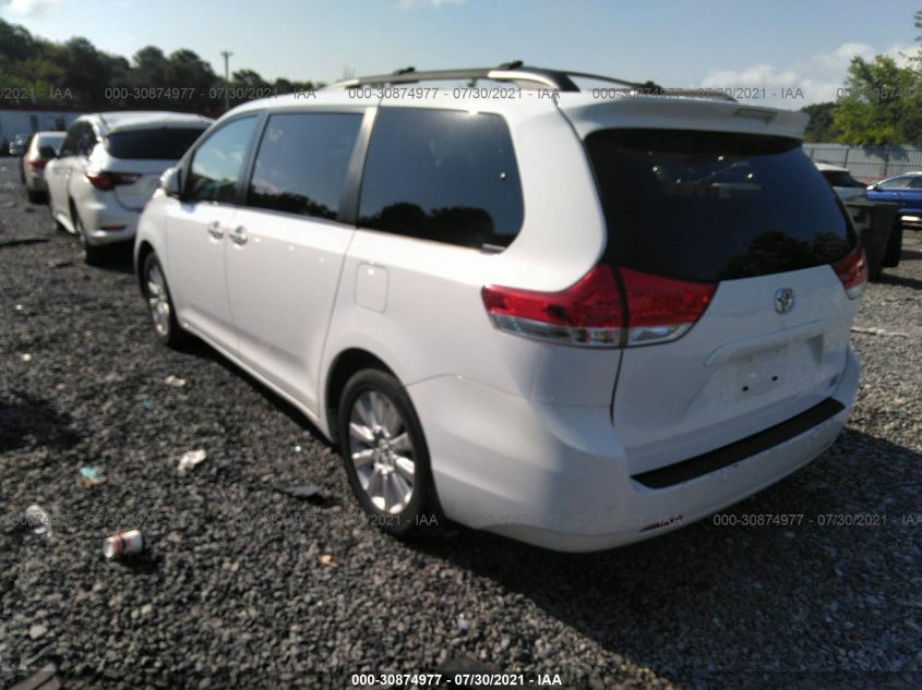 2014 TOYOTA SIENNA LTD/XLE 5TDDK3DC1ES077160