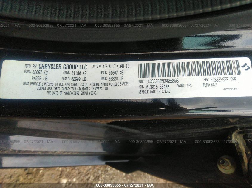2013 CHRYSLER 200 TOURING 1C3CCBBB5DN656903
