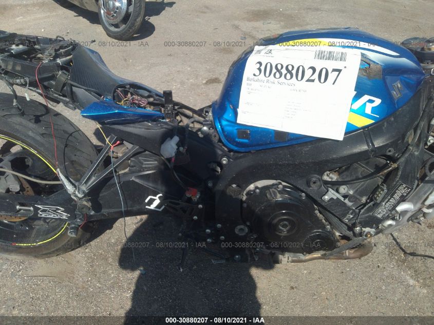 2015 SUZUKI GSX-R750 JS1GR7MAXF2100579