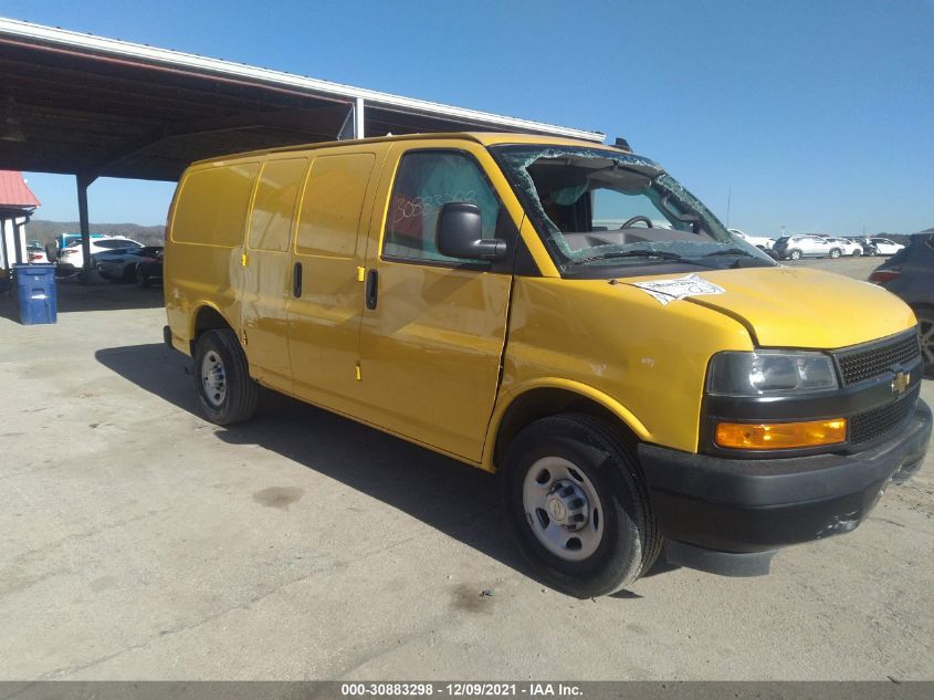 2021 CHEVROLET EXPRESS CARGO RWD 2500 REGULAR WHEELBASE WT 1GCWGAFP6M1167849