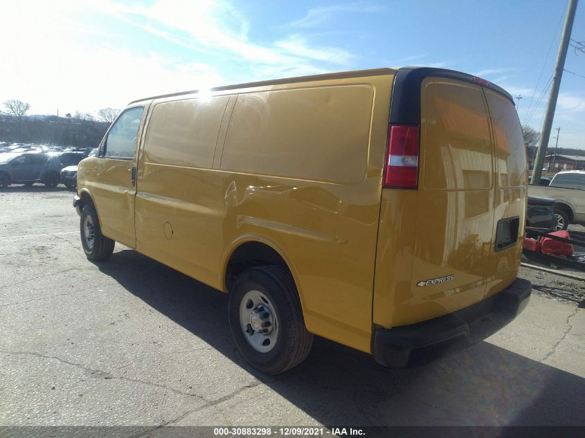 2021 CHEVROLET EXPRESS CARGO RWD 2500 REGULAR WHEELBASE WT - 1GCWGAFP6M1167849