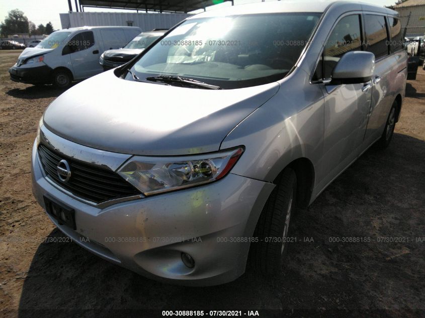 2013 NISSAN QUEST SV JN8AE2KP7D9065266