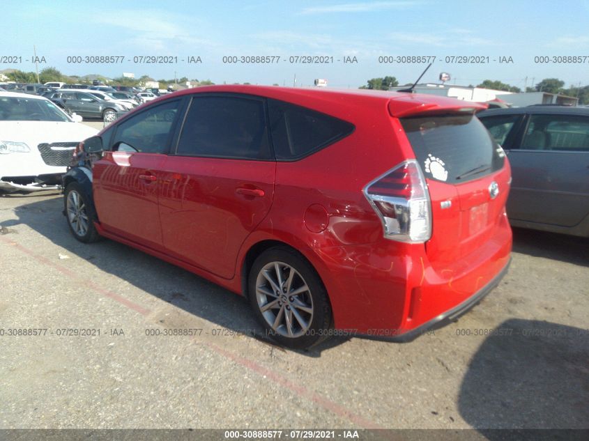 2015 TOYOTA PRIUS V TWO/FIVE/THREE/FOUR JTDZN3EU2FJ027757