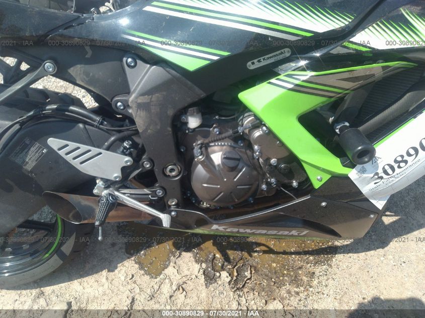 2016 KAWASAKI ZX636 E JKBZXJE17GA020251