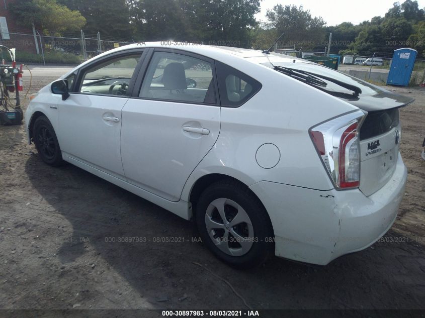 2013 TOYOTA PRIUS ONE/TWO/THREE/FOUR/FIVE JTDKN3DU5D5595641