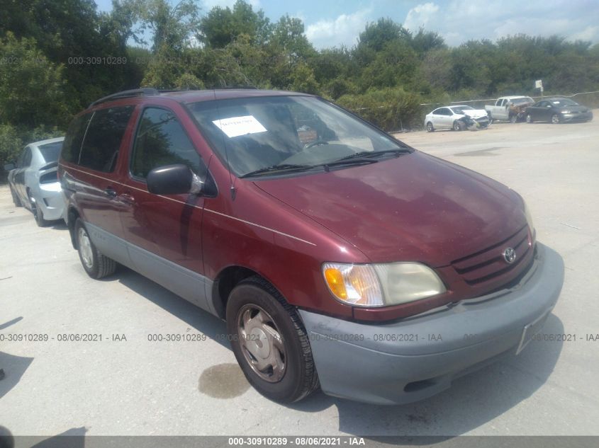 Toyota Sienna 02 Vin 4t3zf13c72u Lot Free Car History