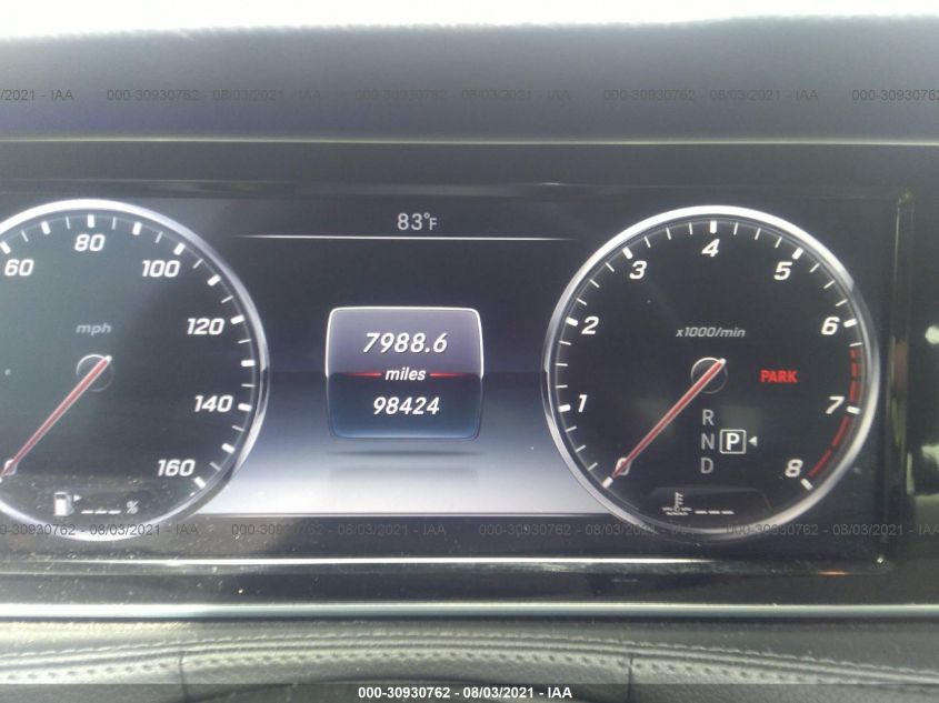 2015 MERCEDES-BENZ S 550 4MATIC - WDDUG8FB3FA179650