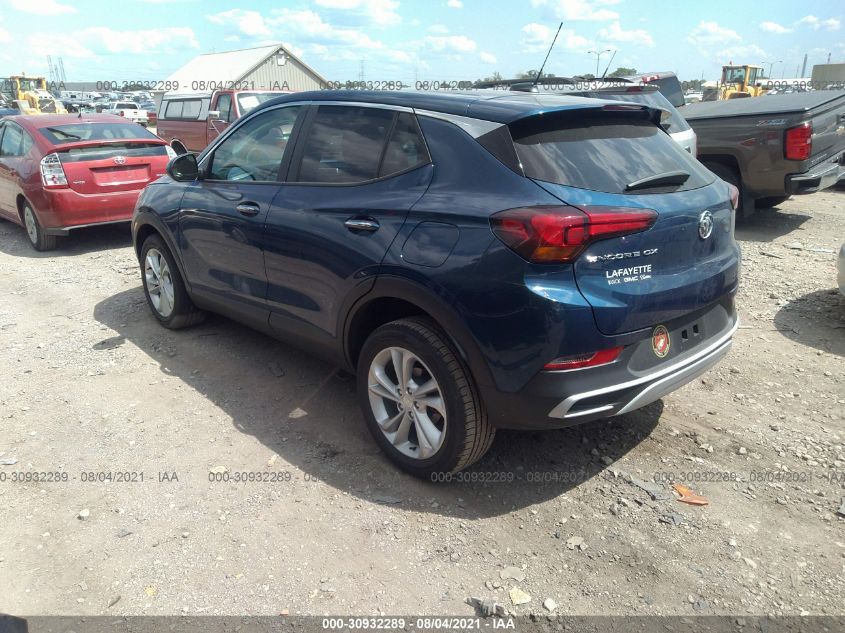 Auction sale of the 2021 BUICK ENCORE GX , vin: KL4MMBS27MB076609, lot number: 30932289