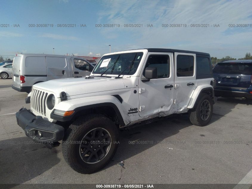 2021 JEEP WRANGLER UNLIMITED 80TH 1C4HJXDG2MW605009