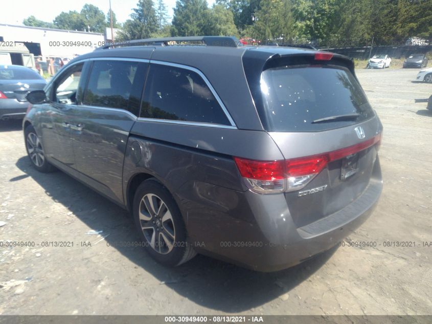 2014 HONDA ODYSSEY TOURING 5FNRL5H95EB013012