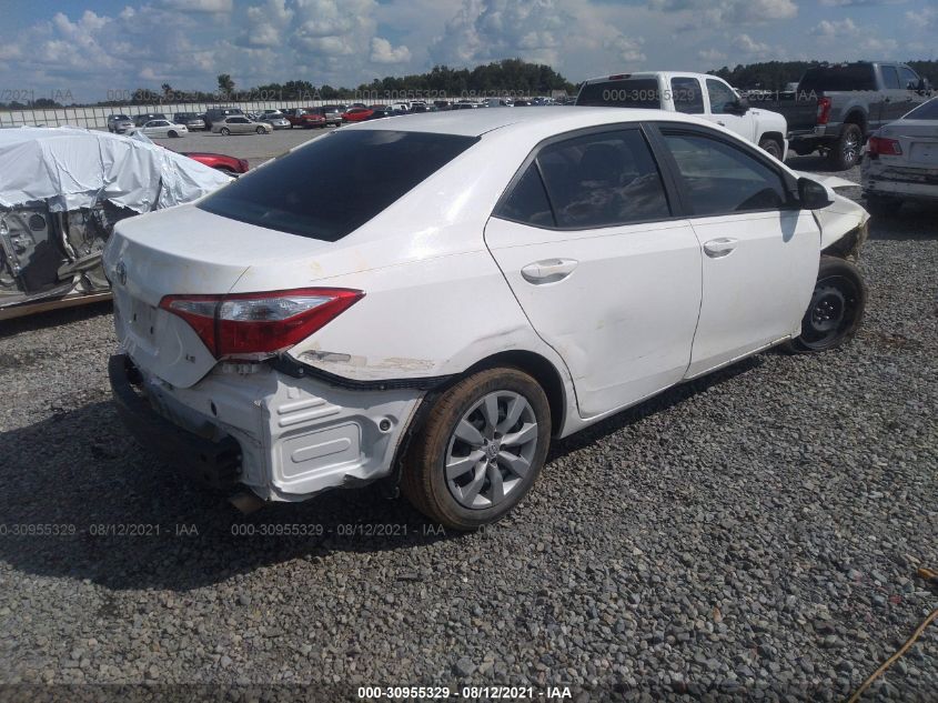 2016 TOYOTA COROLLA LE 5YFBURHE8GP438279