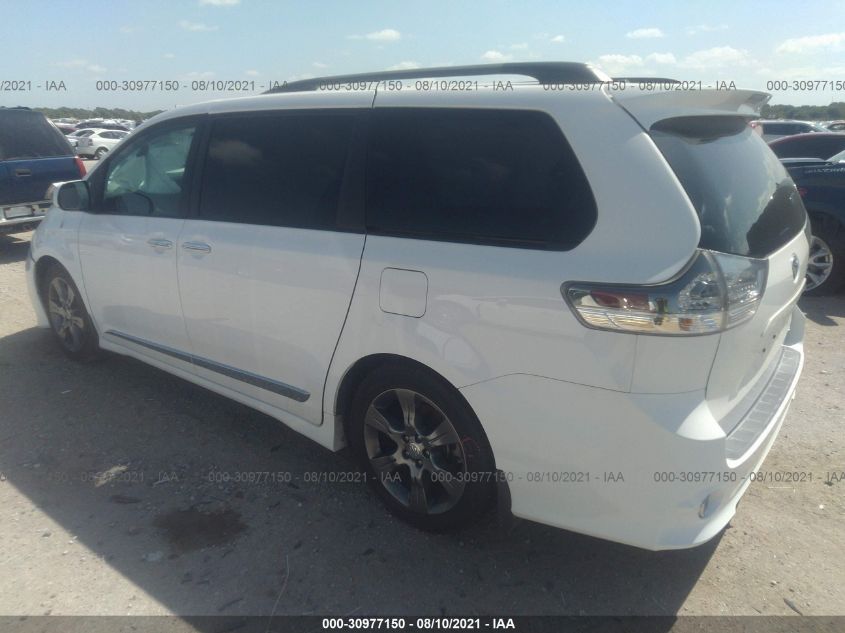 2015 TOYOTA SIENNA SE 5TDXK3DC0FS578524