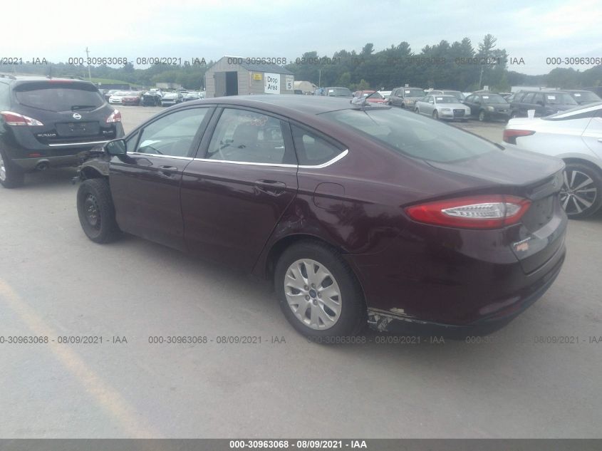 2013 FORD FUSION S 3FA6P0G71DR338818
