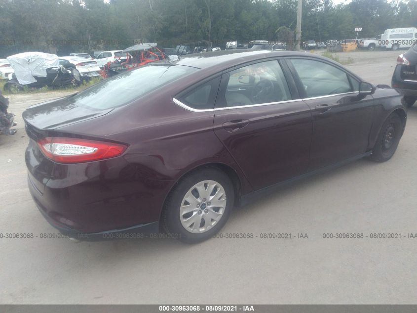 2013 FORD FUSION S 3FA6P0G71DR338818