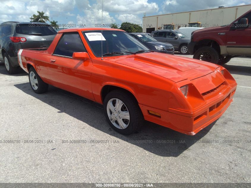 1B7EZ44C7ED268910 Dodge Rampage Photo 1
