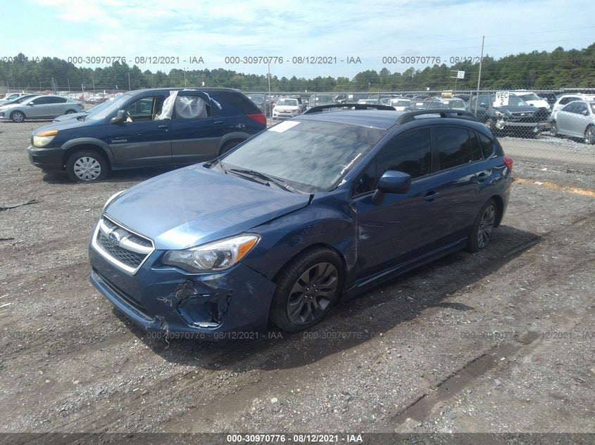 2013 SUBARU IMPREZA VIN: JF1GPAR63D2896494