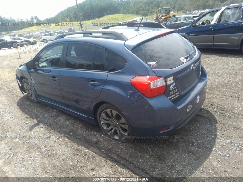 2013 SUBARU IMPREZA VIN: JF1GPAR63D2896494