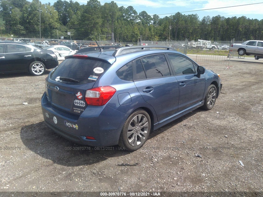 2013 SUBARU IMPREZA VIN: JF1GPAR63D2896494