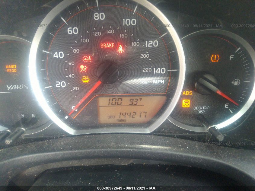 2013 TOYOTA YARIS LE JTDKTUD3XDD548808