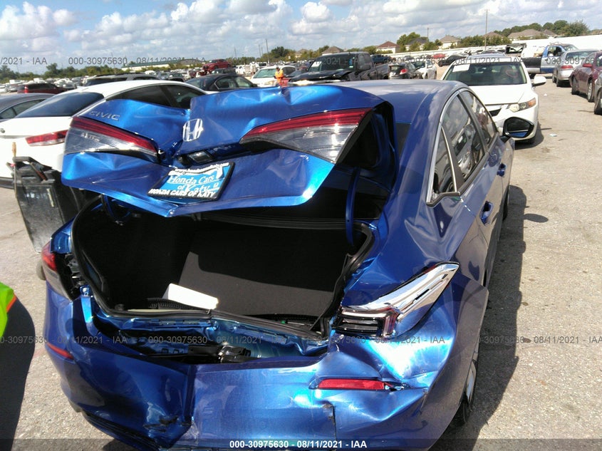 2022 HONDA CIVIC SEDAN VIN: 2HGFE2F24NH510498