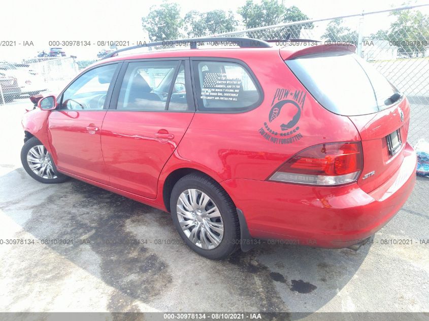 2014 VOLKSWAGEN JETTA SPORTWAGEN S 3VWPP7AJ2EM604824