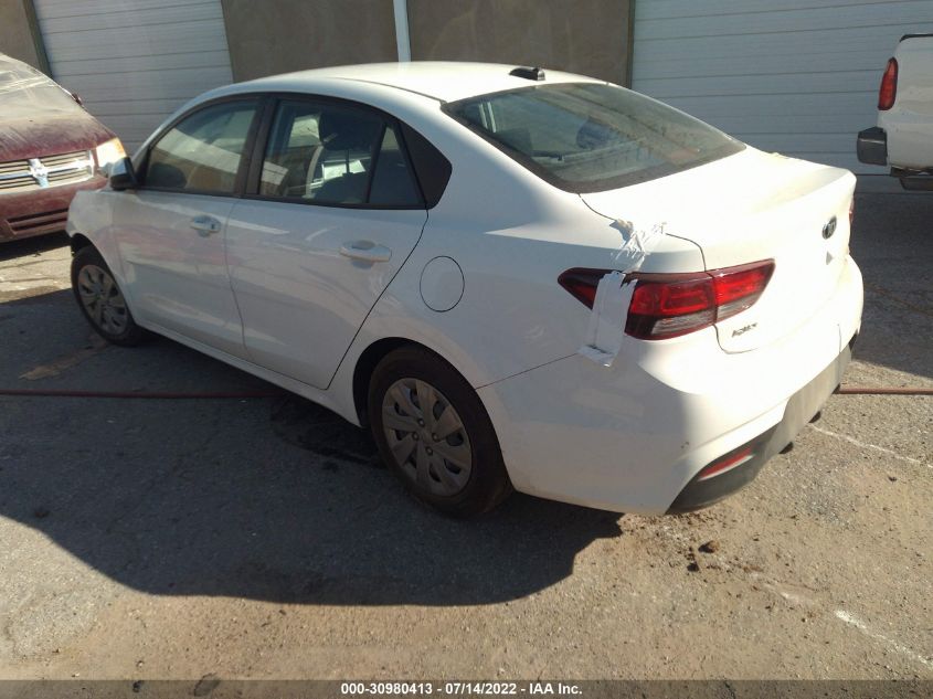 2020 KIA RIO S 3KPA24AD7LE283385