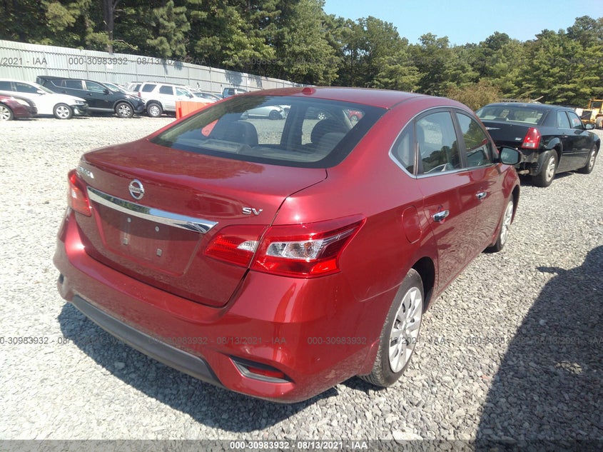 2016 NISSAN SENTRA S VIN: 3N1AB7AP5GL684577