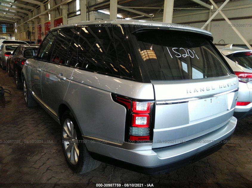 2014 LAND ROVER RANGE ROVER HSE 000GS2WF3EA152011