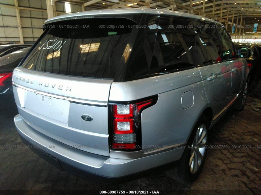 2014 LAND ROVER RANGE ROVER HSE 000GS2WF3EA152011