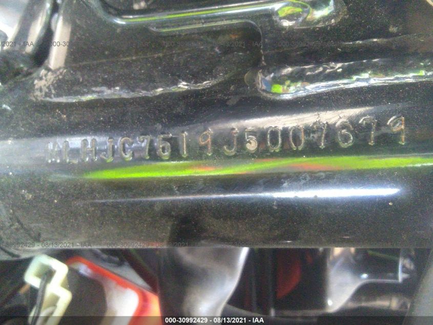 2018 HONDA GROM MLHJC7519J5007679