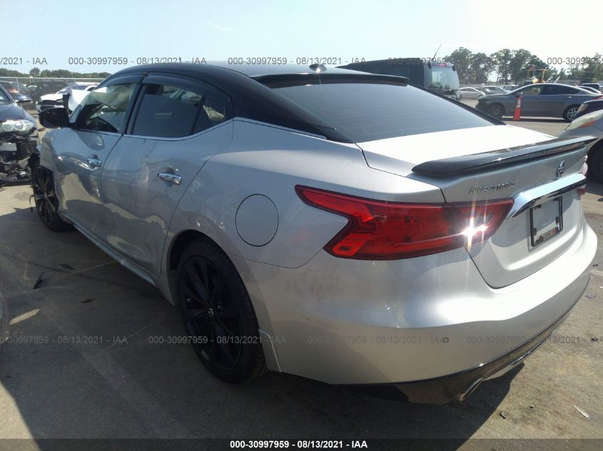 2017 NISSAN MAXIMA SR 1N4AA6AP9HC396901
