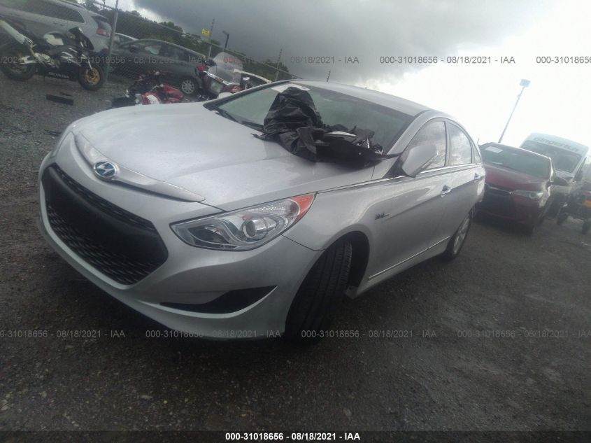 2013 HYUNDAI SONATA HYBRID KMHEC4A43DA100529
