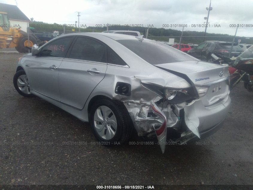 2013 HYUNDAI SONATA HYBRID KMHEC4A43DA100529