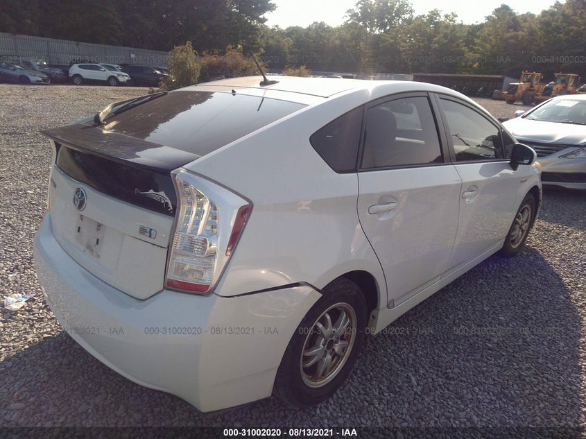 2011 TOYOTA PRIUS VIN: JTDKN3DU4B0272997