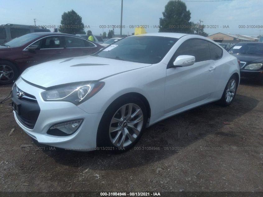2016 HYUNDAI GENESIS COUPE 3.8L BASE KMHHT6KJ3GU133188