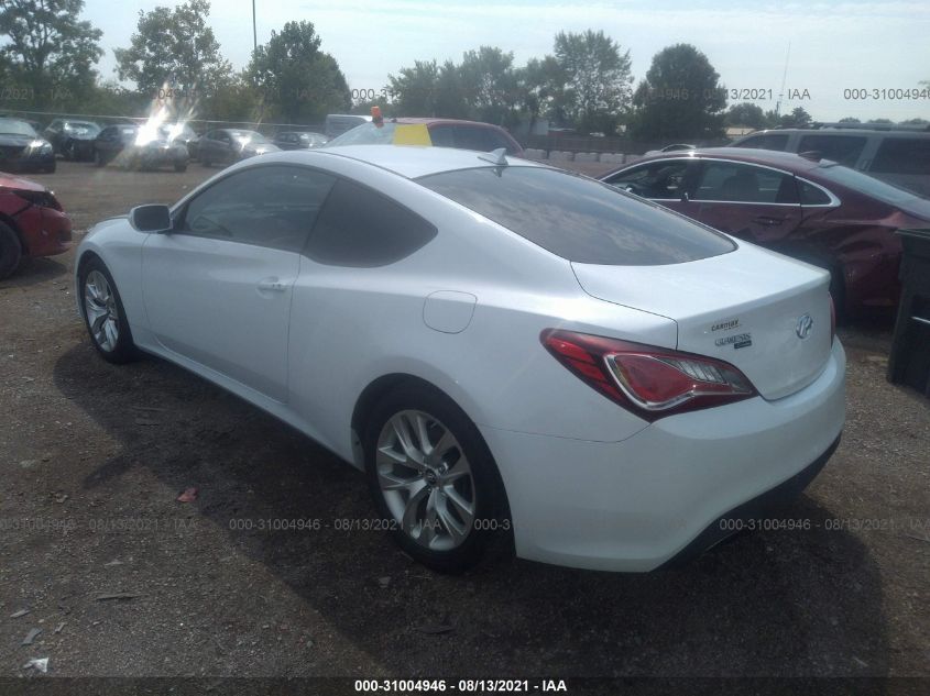 2016 HYUNDAI GENESIS COUPE 3.8L BASE KMHHT6KJ3GU133188