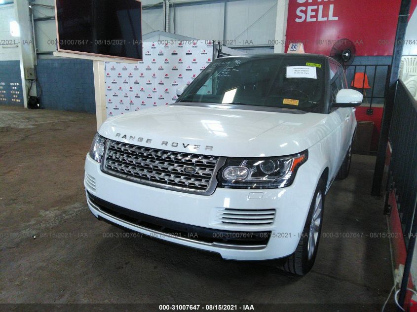 2015 LAND ROVER RANGE ROVER HSE SALGS2VFXFA225510