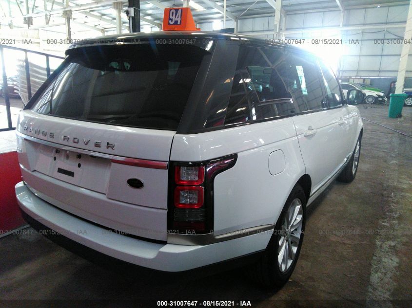 2015 LAND ROVER RANGE ROVER HSE SALGS2VFXFA225510