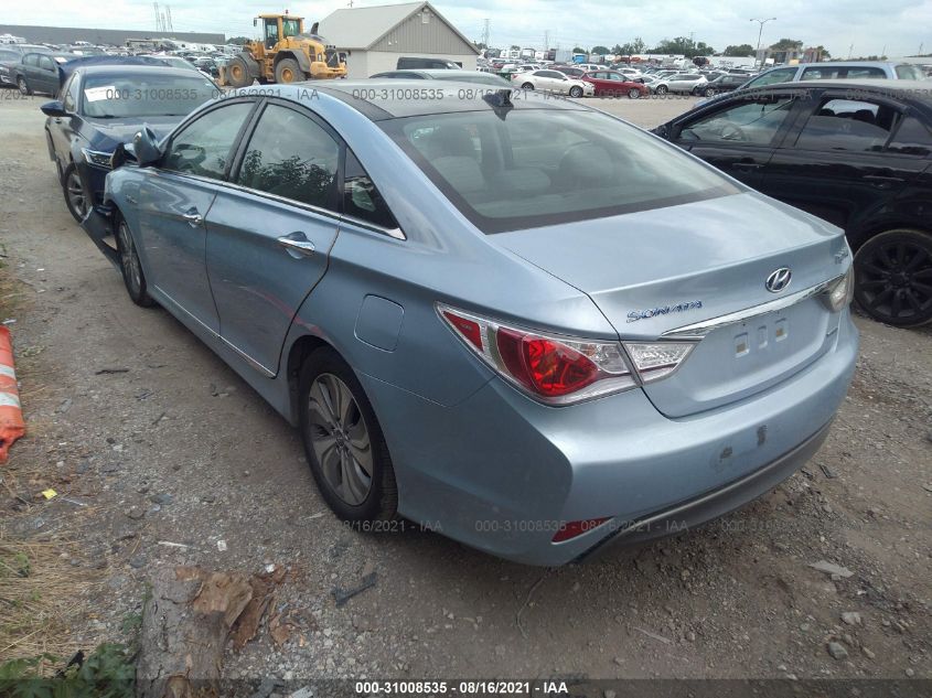 2013 HYUNDAI SONATA HYBRID LIMITED KMHEC4A40DA076240