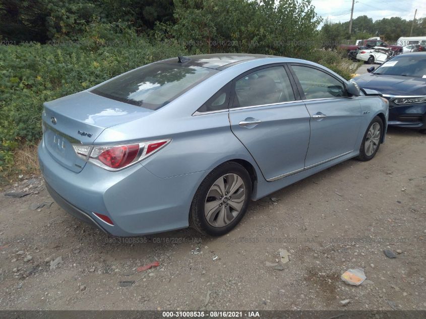 2013 HYUNDAI SONATA HYBRID LIMITED KMHEC4A40DA076240