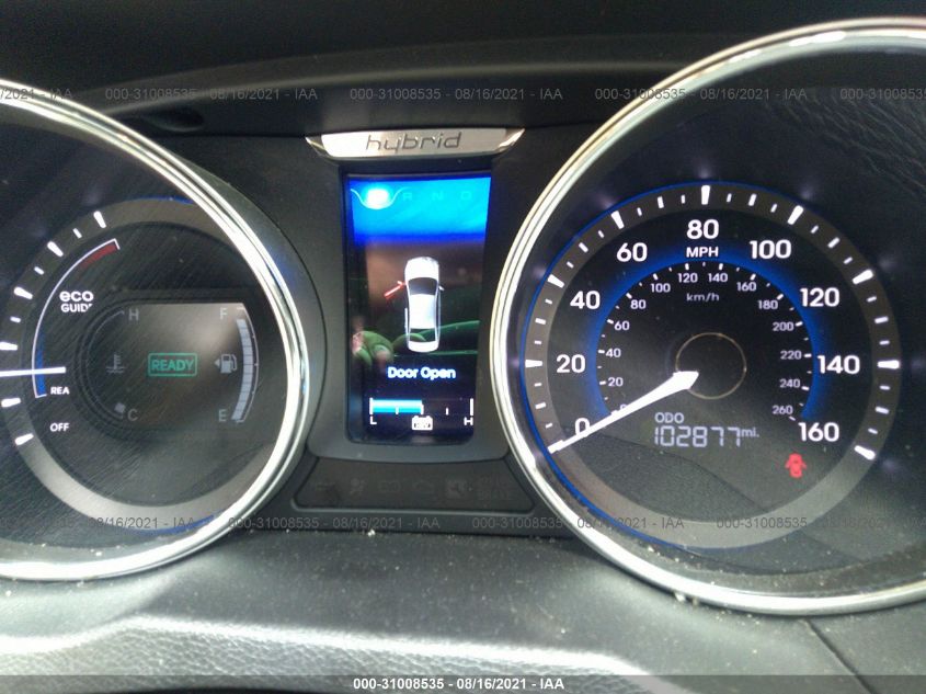 2013 HYUNDAI SONATA HYBRID LIMITED KMHEC4A40DA076240