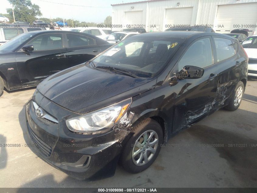 2014 HYUNDAI ACCENT GS KMHCT5AE2EU188818