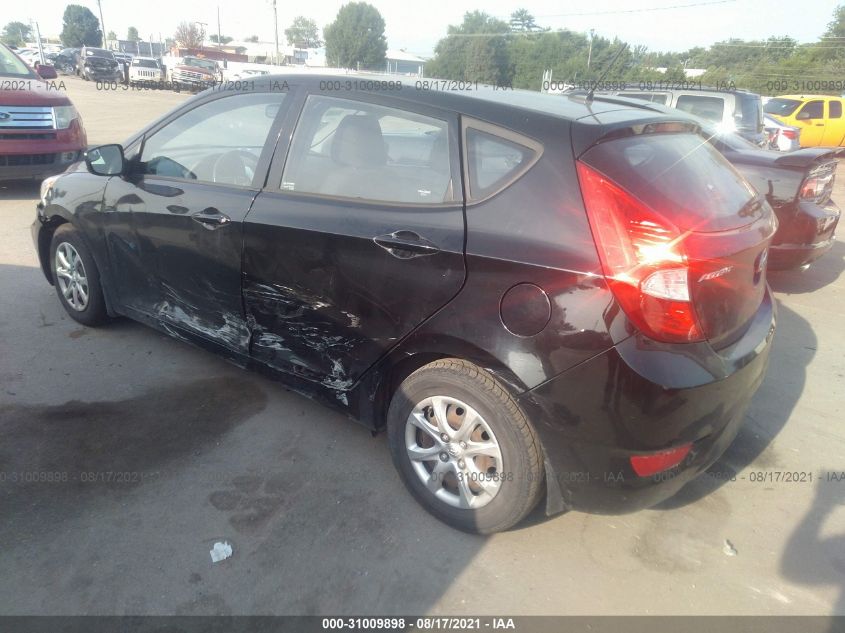 2014 HYUNDAI ACCENT GS KMHCT5AE2EU188818