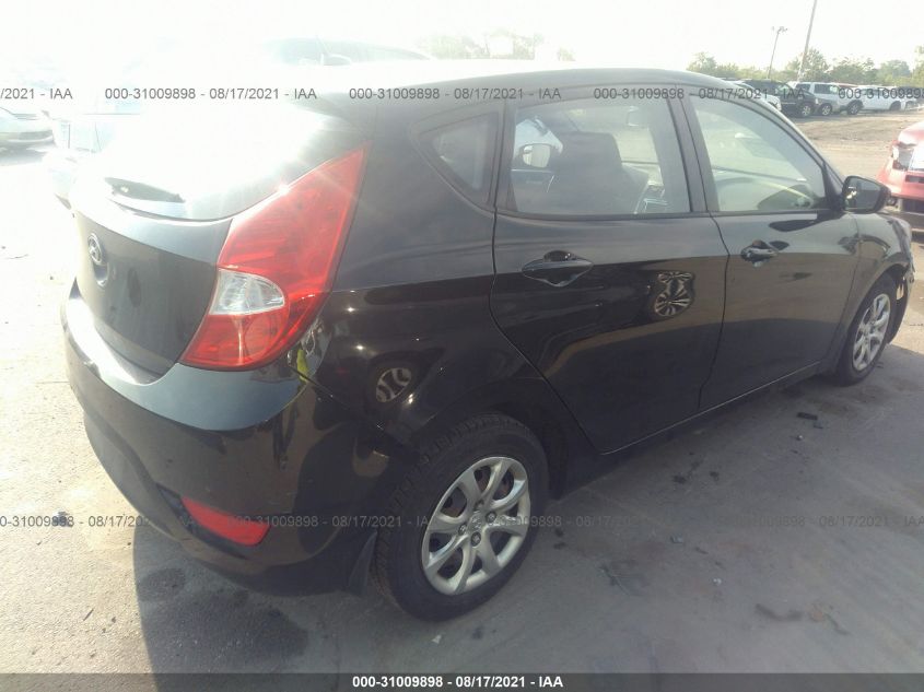 2014 HYUNDAI ACCENT GS KMHCT5AE2EU188818