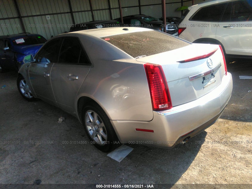 2008 CADILLAC CTS VIN: 1G6DM577X80126306