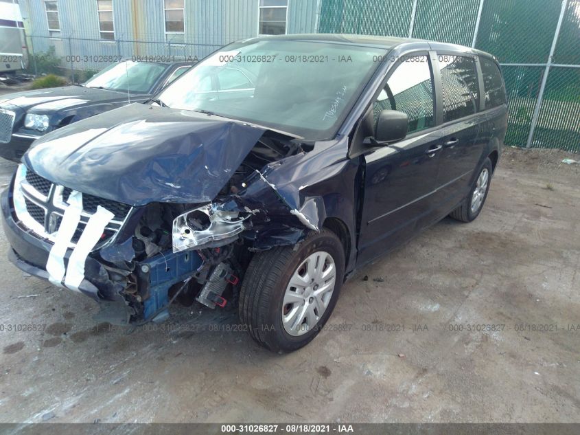 2014 DODGE GRAND CARAVAN SE 2C4RDGBG6ER380005