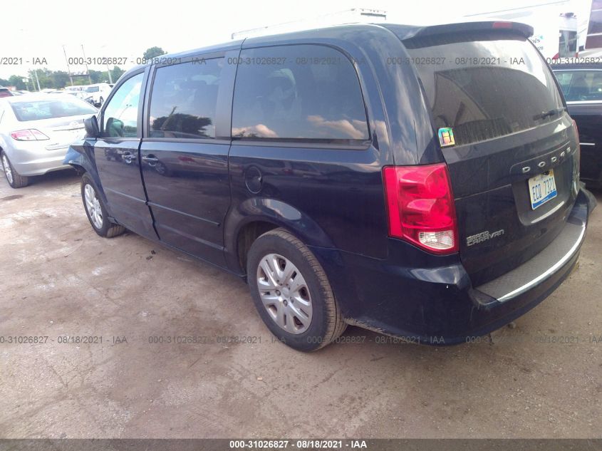 2014 DODGE GRAND CARAVAN SE 2C4RDGBG6ER380005