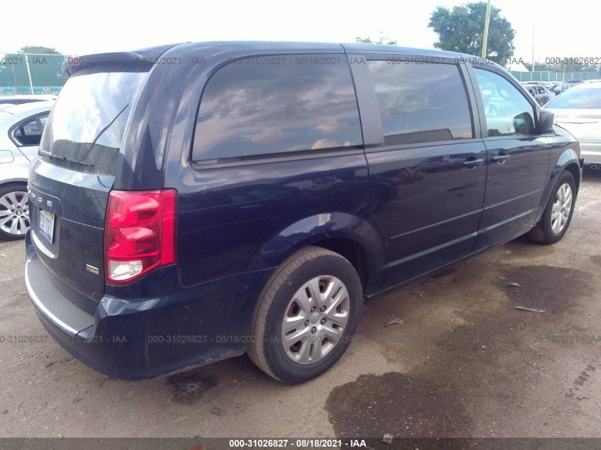 2014 DODGE GRAND CARAVAN SE 2C4RDGBG6ER380005