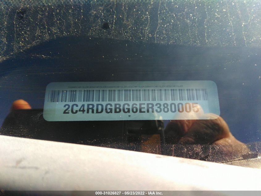 2014 DODGE GRAND CARAVAN SE 2C4RDGBG6ER380005